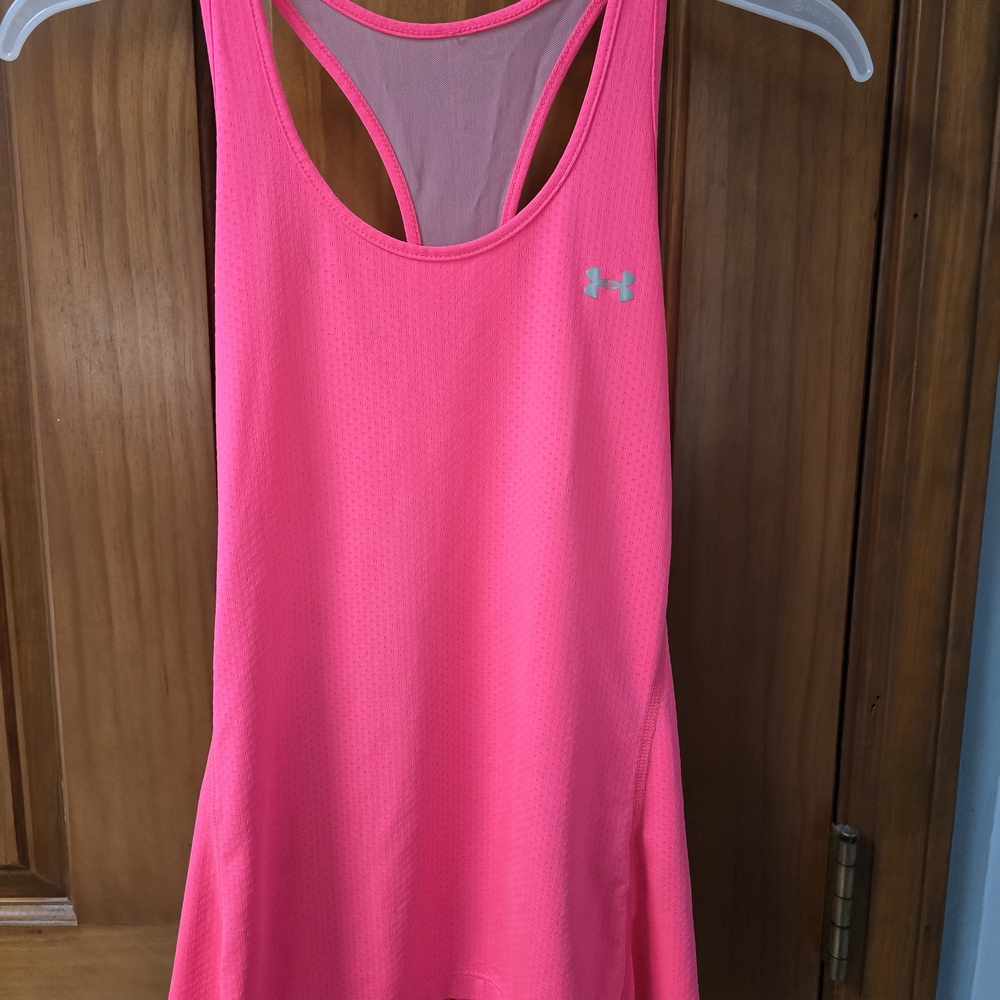Under Armour Neon Pink Racerback Performance Tank